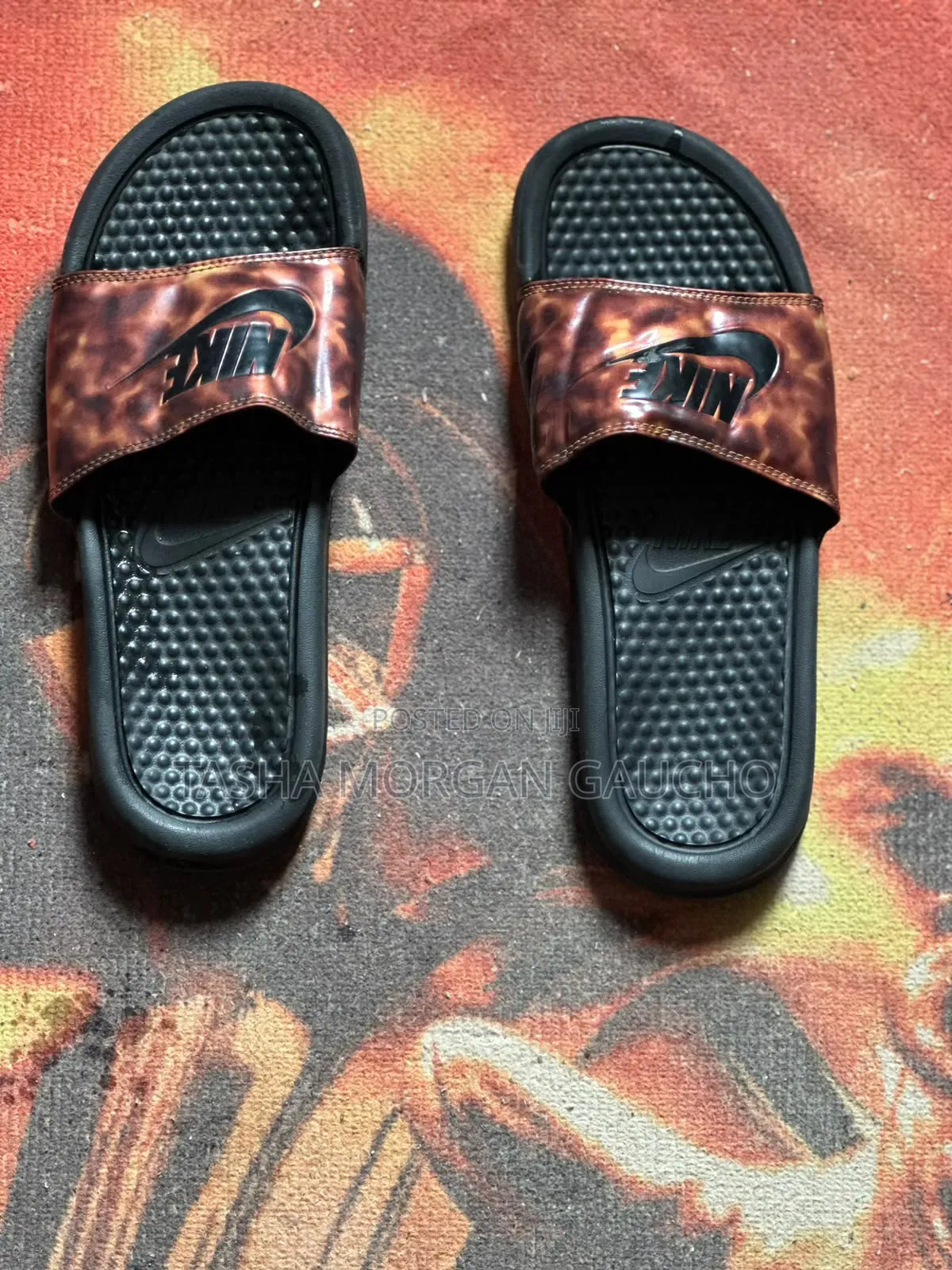 Nike Brown Slides