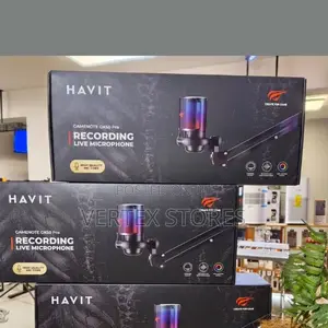 Havit GK90 ProRGB USB Condenser Microphone With Noise Reduction
