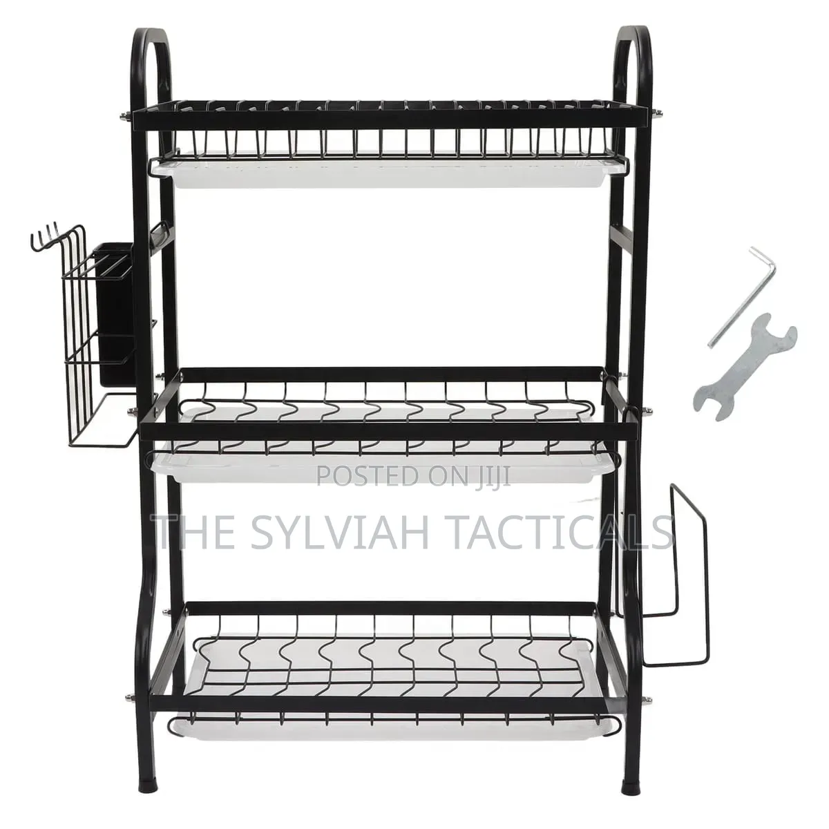 *3 Tier Dish Rack* Easy to Assemble. Stainless Steel. Durable.