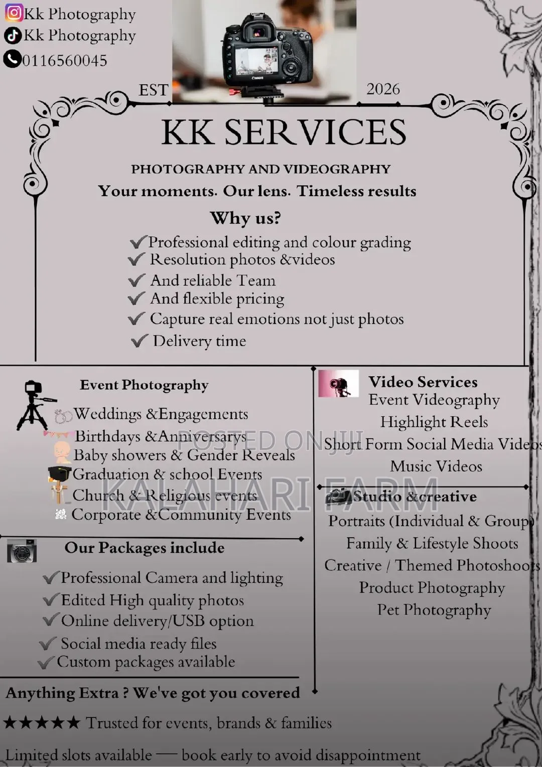 Photography Services