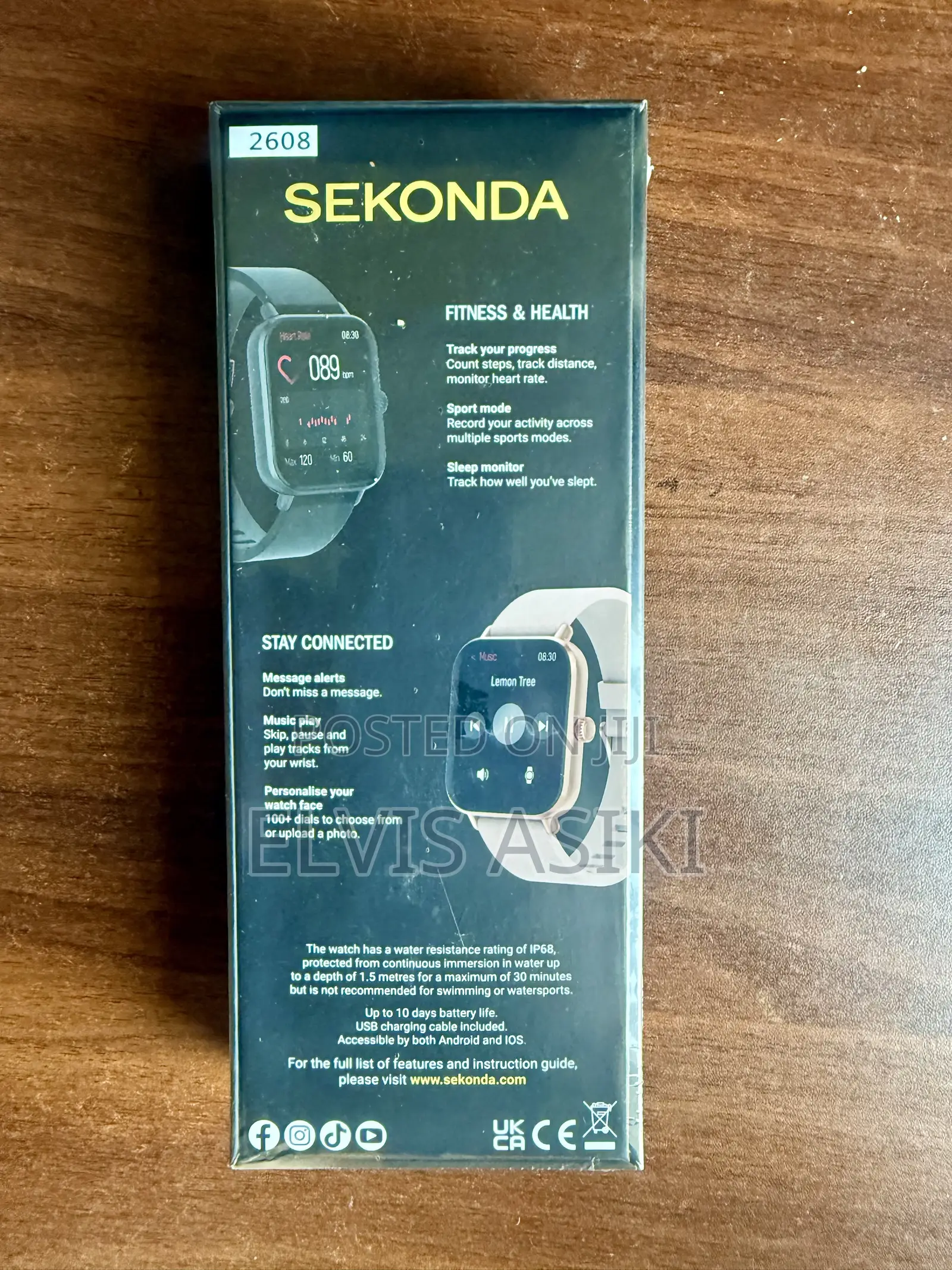 Sekonda Motion X Smartwatch – 1.8′′ Display