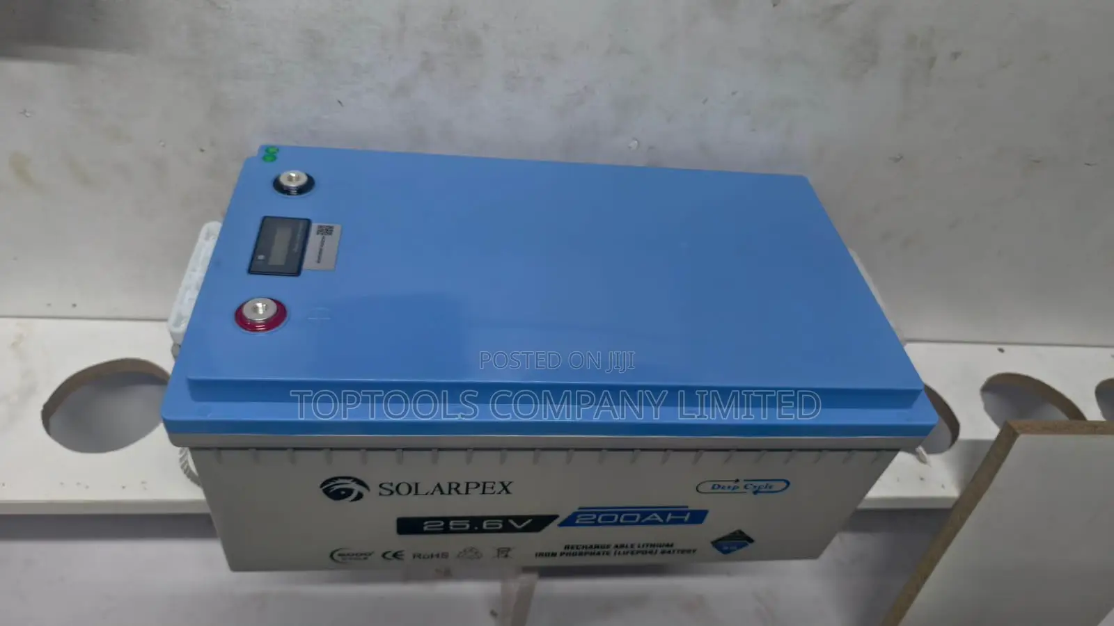 Solarpex Rechargeable Lithium Iron Phosphate LiFePo4 Battery 100ah