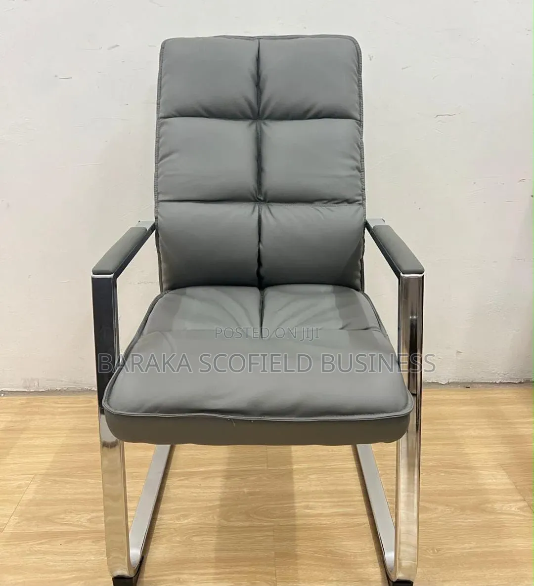 Grey Executive Waiting Office Chair