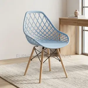 Breathable Plastic Dining Chair | Modern Viner Dining Seat