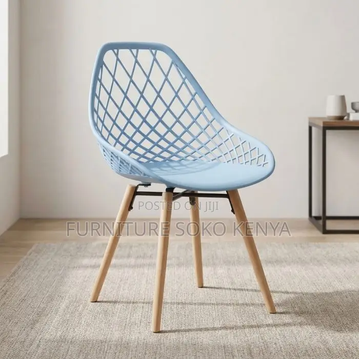 Breathable Plastic Dining Chair | Modern Viner Dining Seat