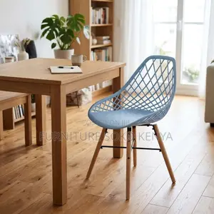 Breathable Plastic Dining Chair | Modern Viner Dining Seat