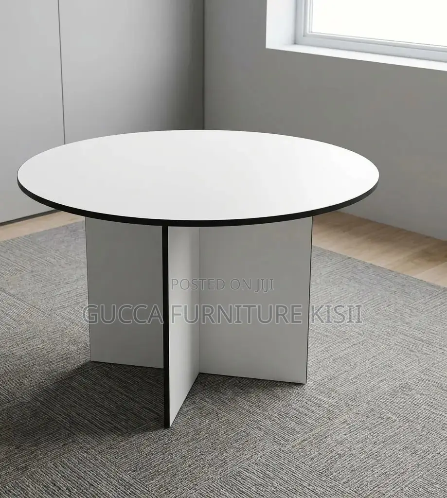 Multipurpose 4 Seater Wooden Round Table