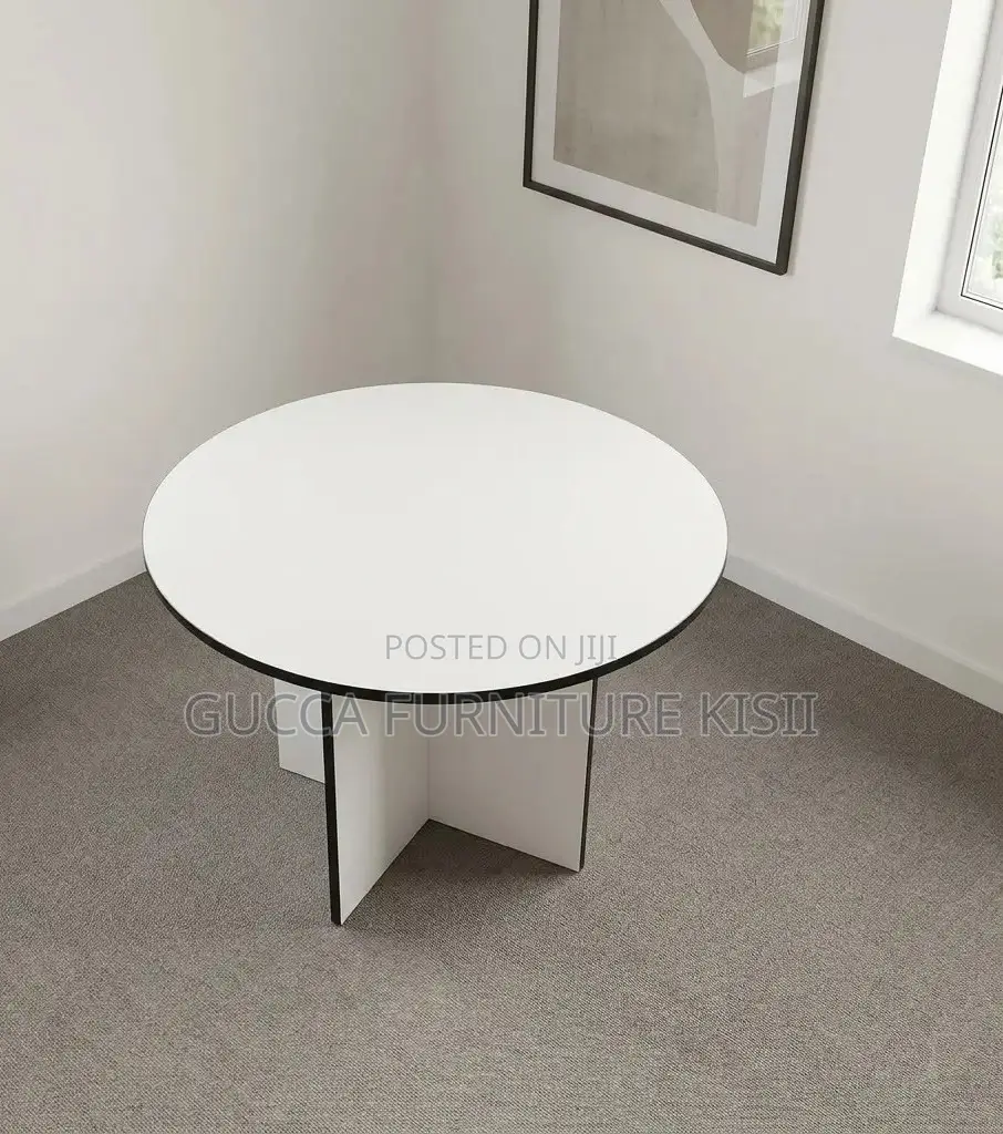 Multipurpose 4 Seater Wooden Round Table