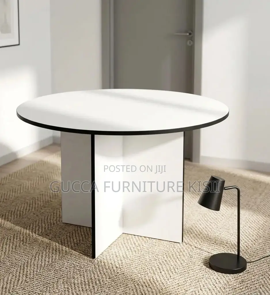 Multipurpose 4 Seater Wooden Round Table