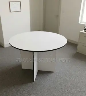 Multipurpose 4 Seater Wooden Round Table