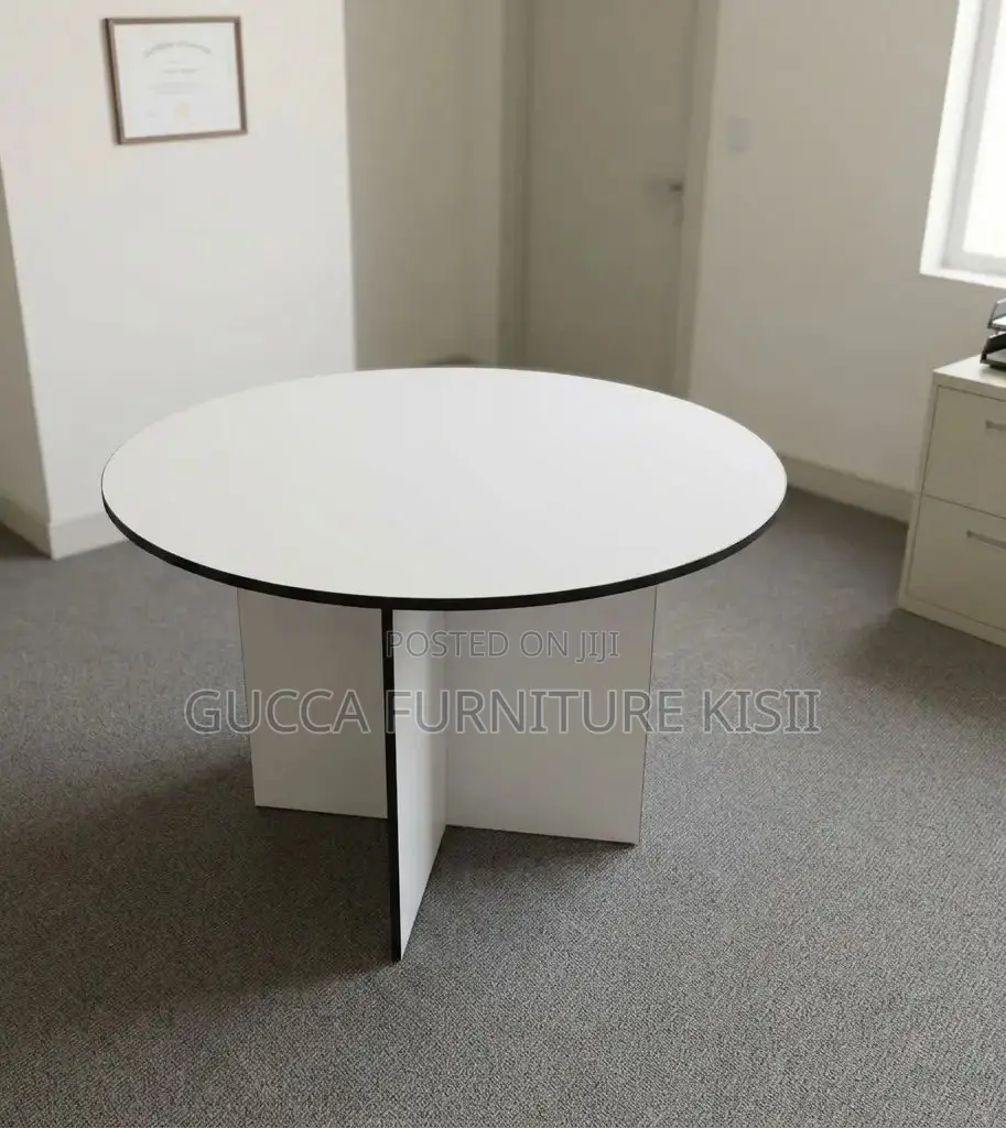 Multipurpose 4 Seater Wooden Round Table