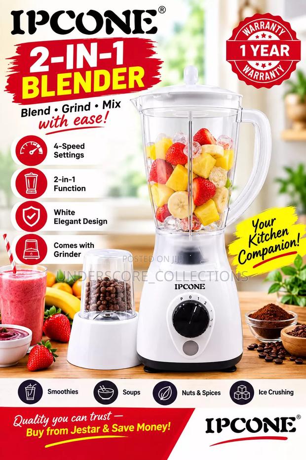 IPCONE 2 in 1 Blender - thumbnail 2