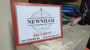 Printed Placards or Office Signs