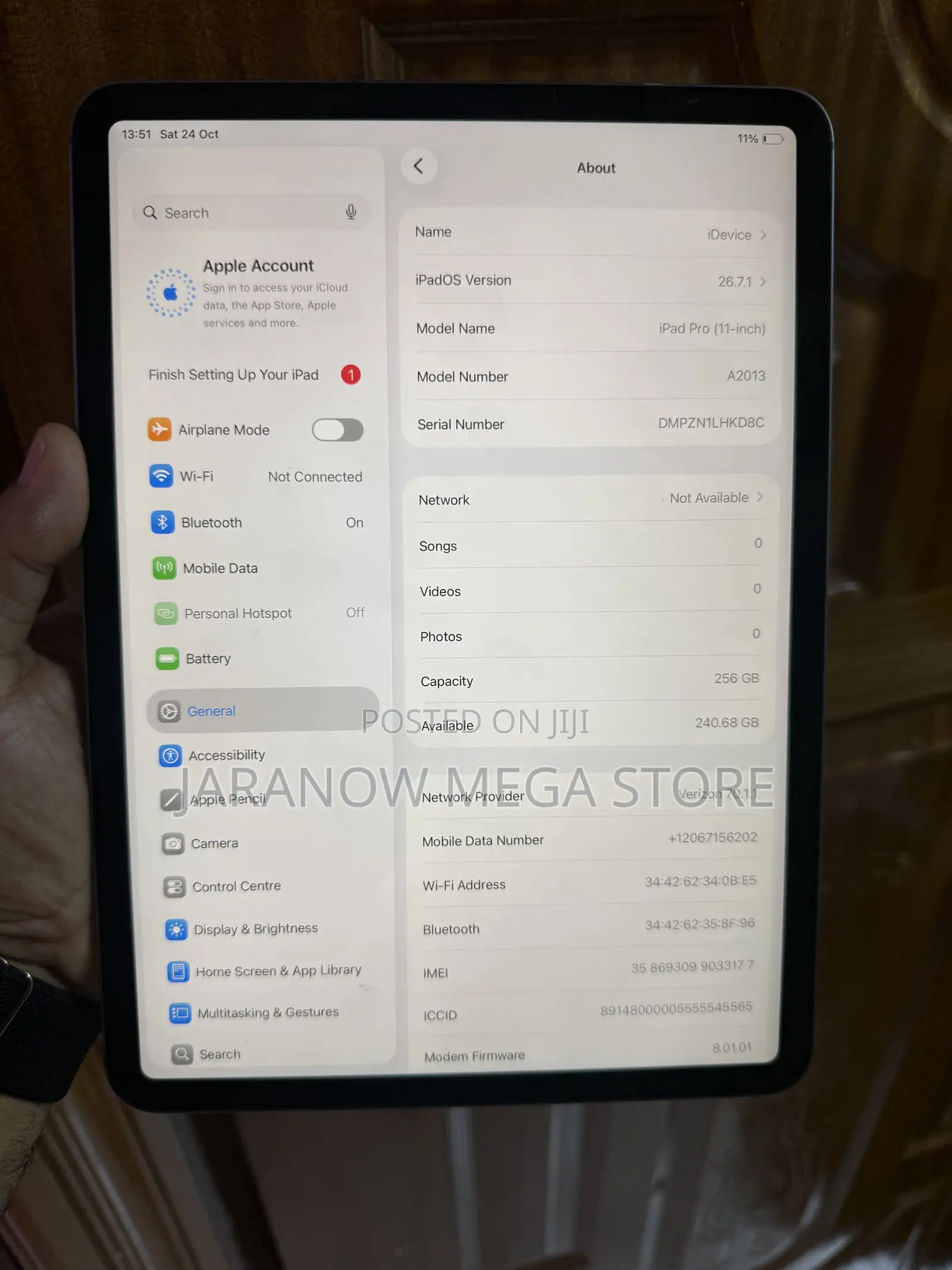 Apple iPad Pro 11 (2018) 256 GB Gray