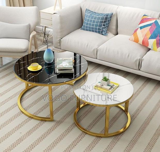 Coffee Table; Marble Coffee Table - thumbnail 5