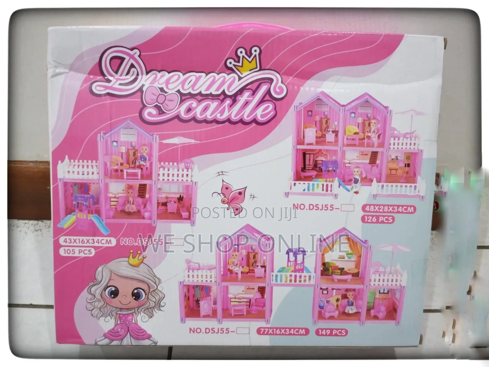 162 PCS Dream Castle Doll House