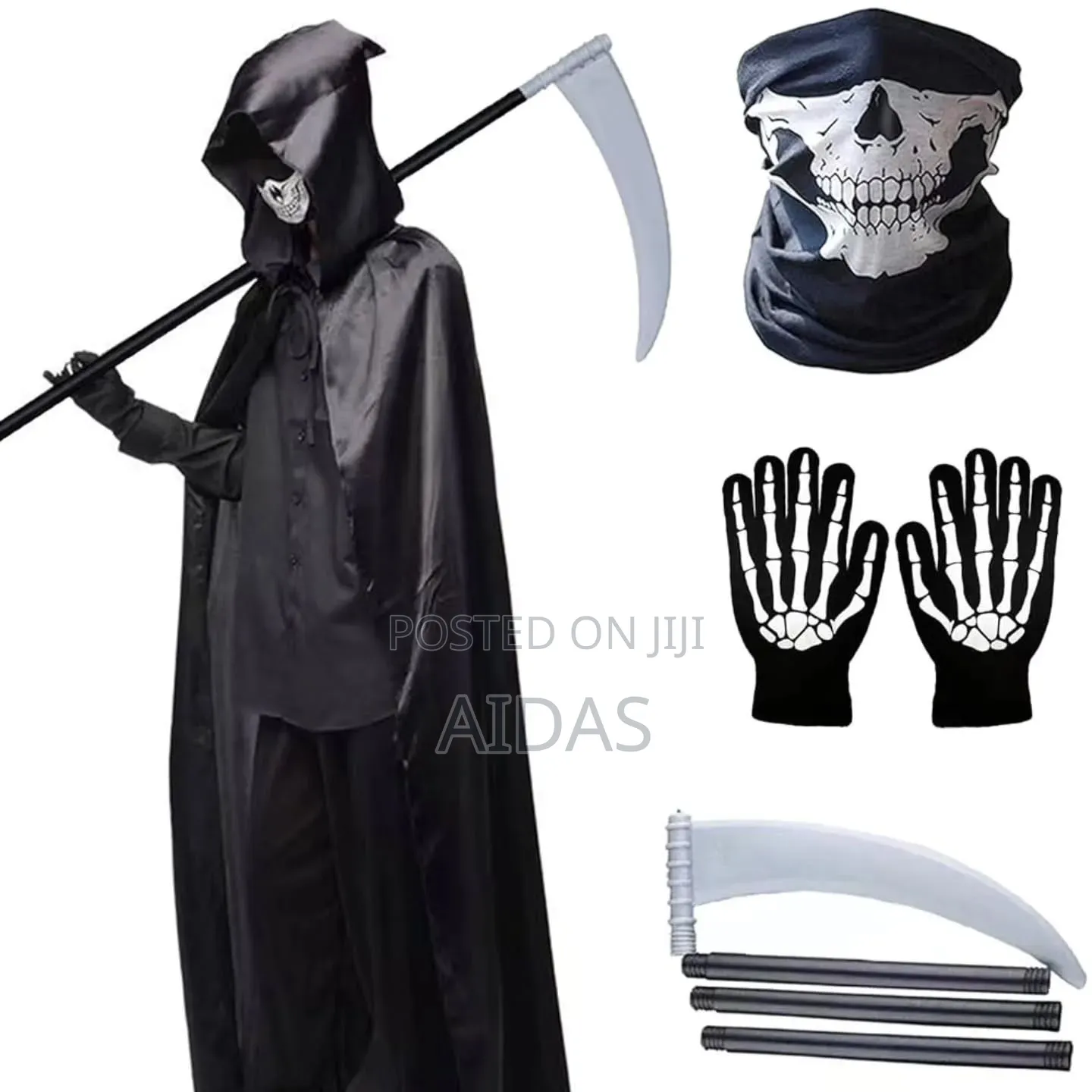 Hallowee Unisex Grim Reaper Costume