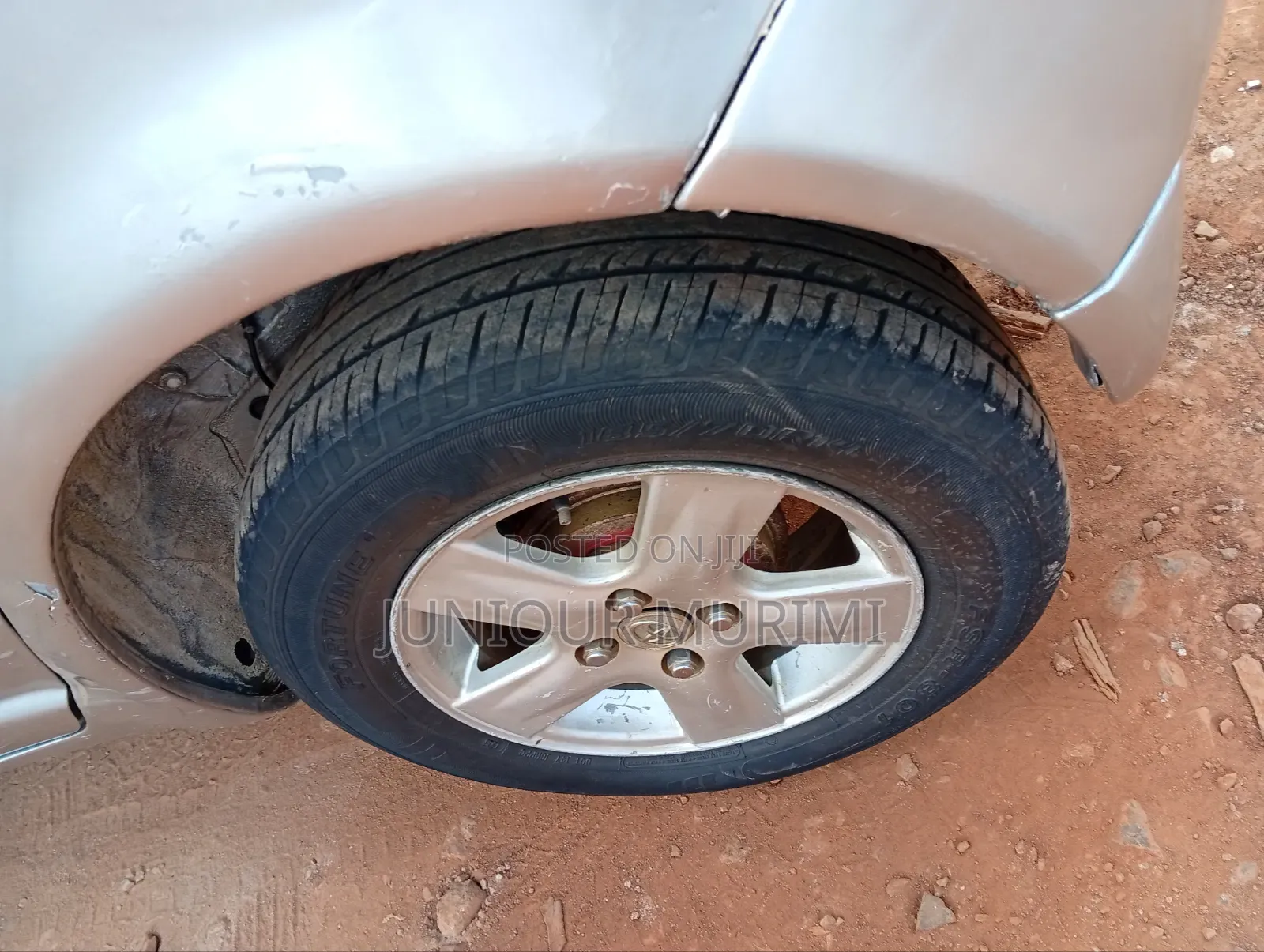 Toyota Vitz 2001 Silver