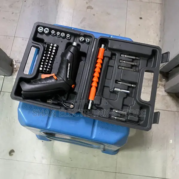 4.2V Cordless Screwdriver Kit With LED Illumination and Bit Set