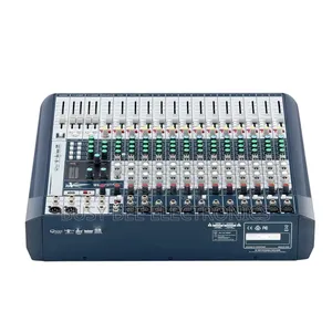 Professional 16-Channel Analog Mixer With 12 Ghost Preamps