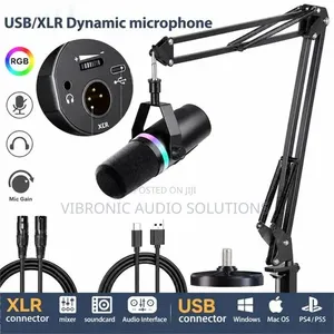 vexiSeek Dynamic XLR/USB Gaming Microphone