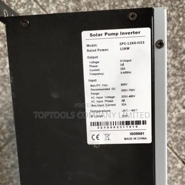 Solar Pumping Inverter 11kw 3phase