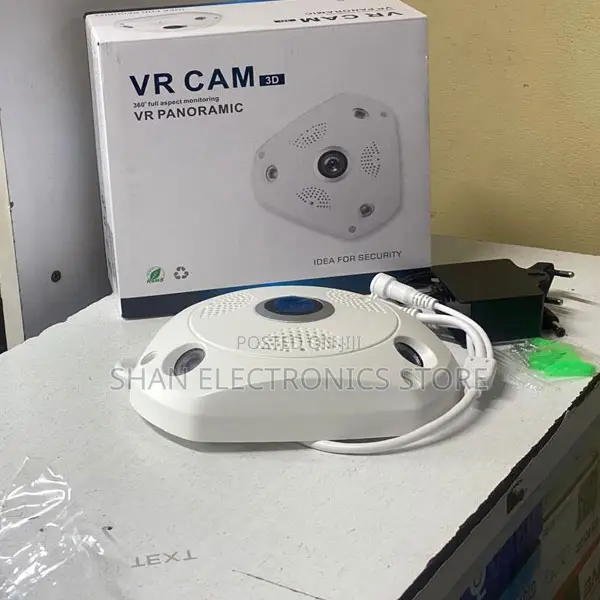 360° VR Panoramic Surveillance Camera Compact Design