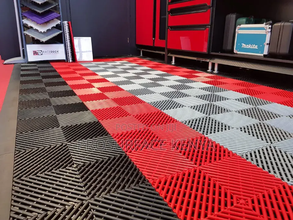 Garage Floor Covering Tiles for Property Projects