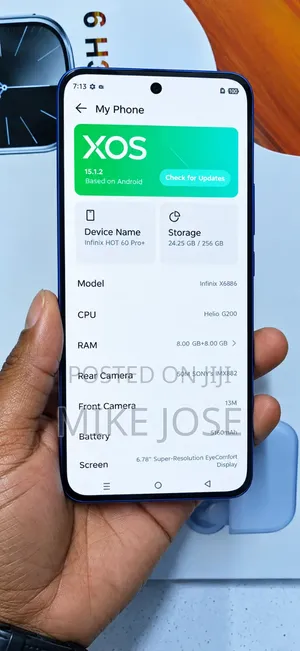 Infinix Hot 60 Pro+ 256 GB Blue
