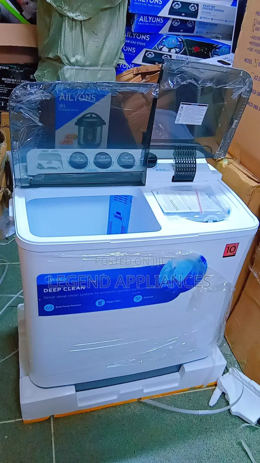 Midea 10kg Twin Tub Washing Machine