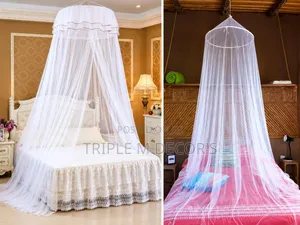 Round Mosquito Net for Bed – Hanging Canopy Bed Net, Easy to Install