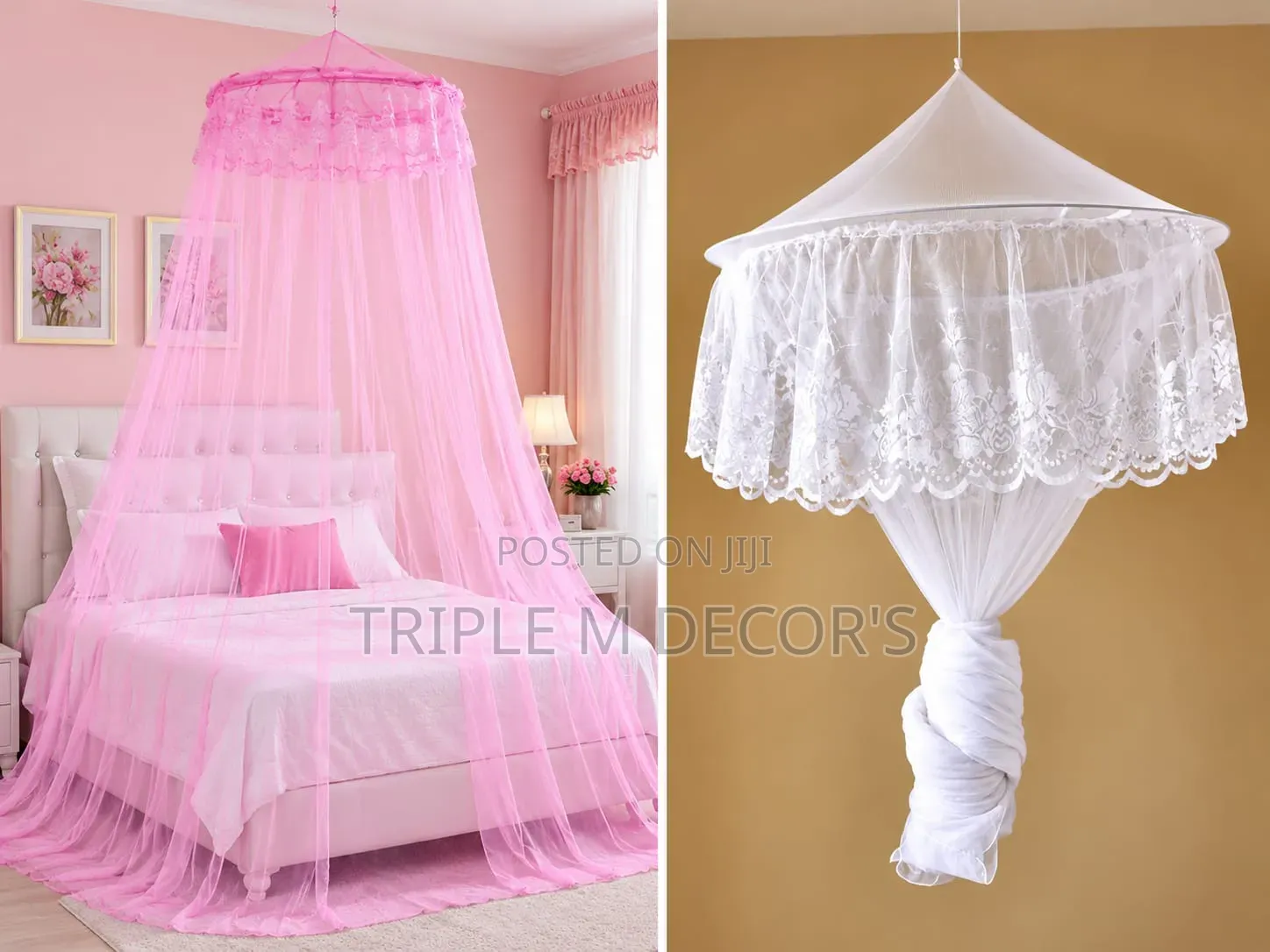 Portable Round Mosquito Net – Hanging Bed Canopy for Home, Hostel