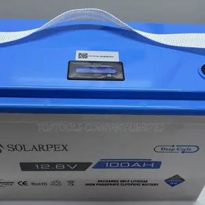 Solarpex Rechargeable Lithium Iron Phosphate LiFePo4 Battery 100ah