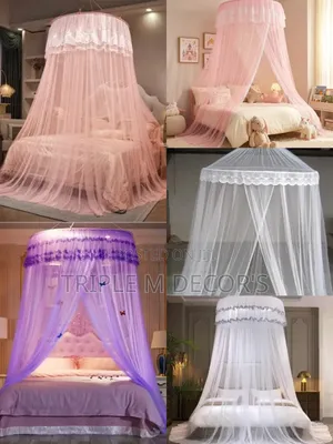 Luxury Foldable Round Mosquito Nets 5 by 6,4by 6
