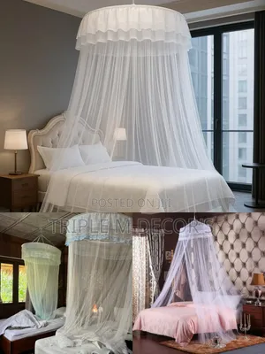 Luxury Foldable Round Mosquito Nets 5 by 6,4by 6