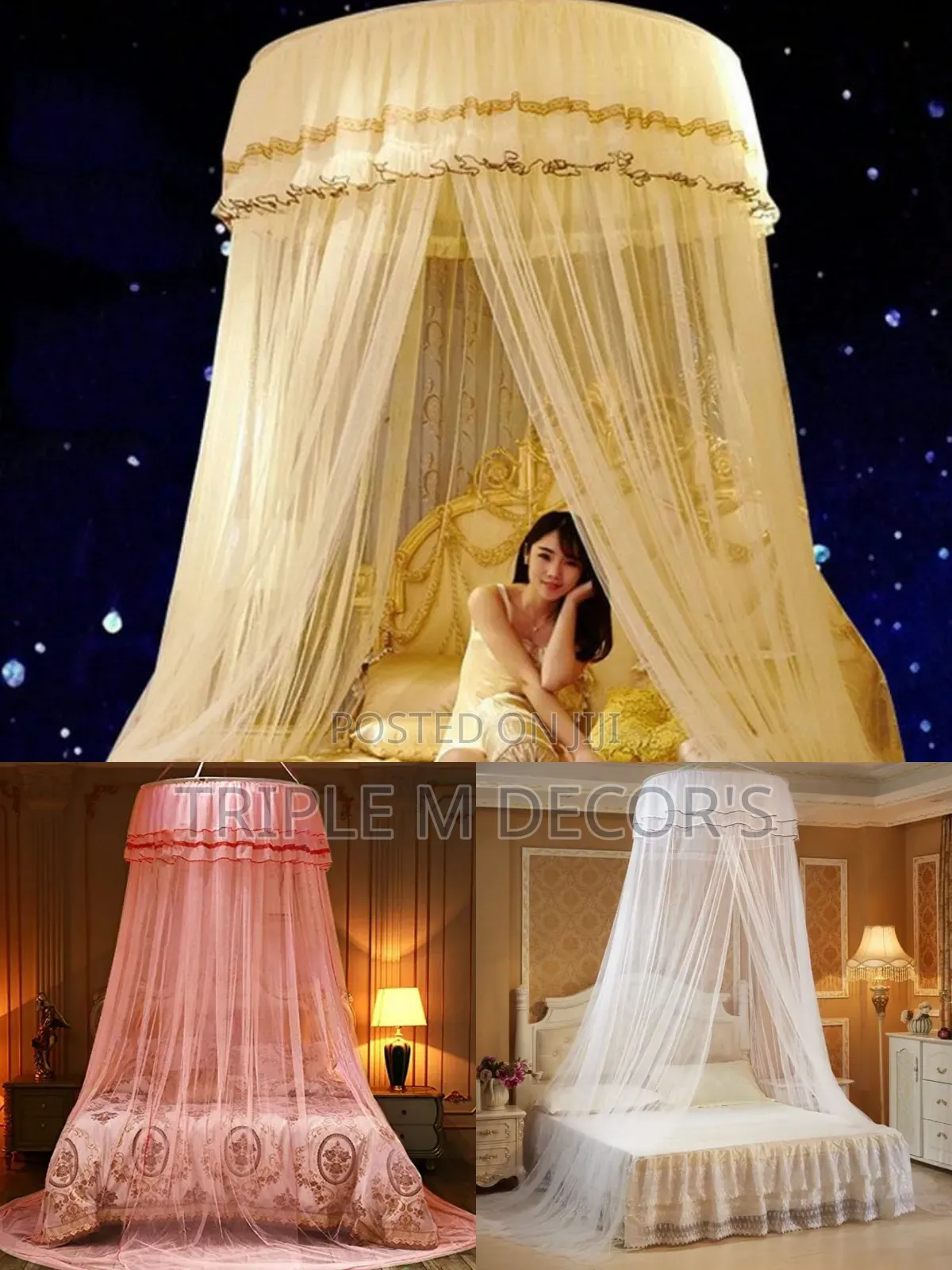 Round Canopy Mosquito Net – Protective Bed Net for Peaceful Sleeping