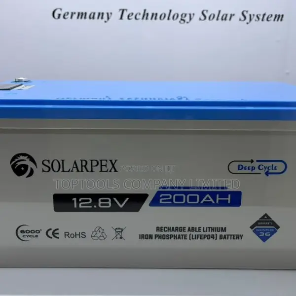 Solarpex Rechargeable Lithium Iron Phosphate LiFePo4 Battery 200ah