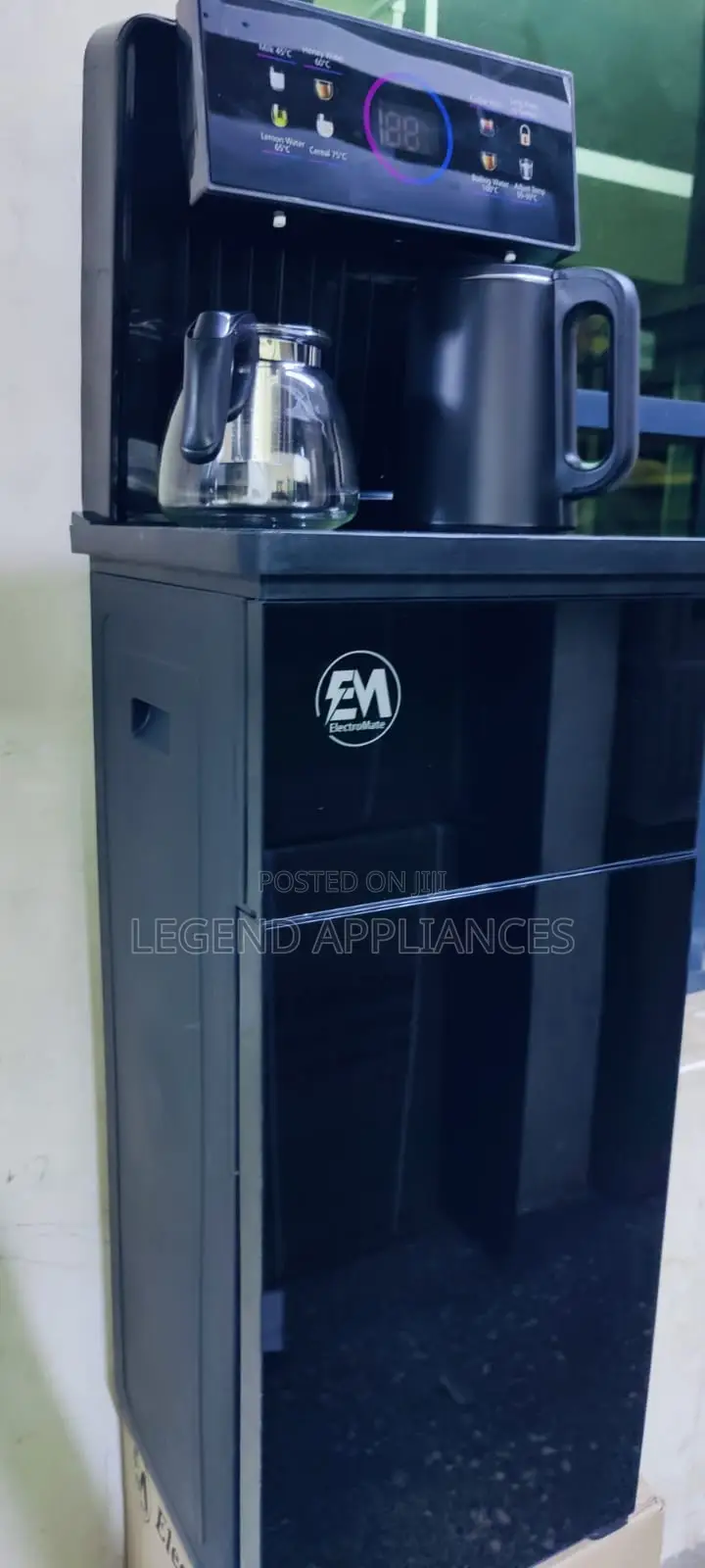 ElectroMate Bottom-Load Water Dispenser With Coffee Maker