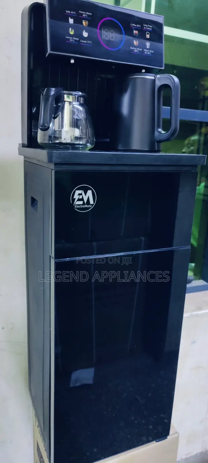 ElectroMate Bottom-Load Water Dispenser With Coffee Maker
