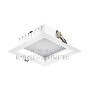 Square LED Recessed Downlight - Anti-Glare Ceiling Spot