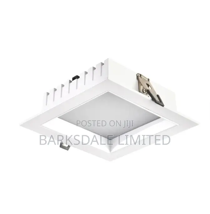 Square LED Recessed Downlight - Anti-Glare Ceiling Spot