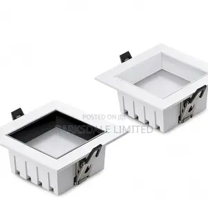 Square LED Recessed Downlight - Anti-Glare Ceiling Spot