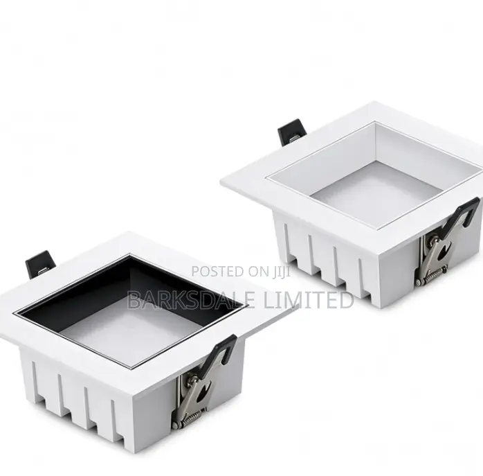 Square LED Recessed Downlight - Anti-Glare Ceiling Spot