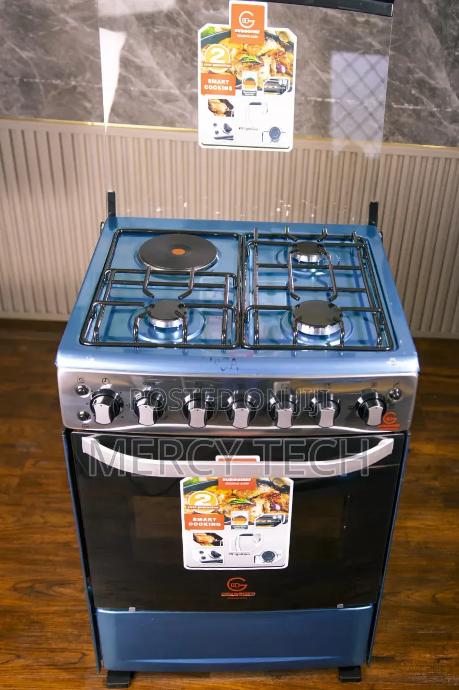 Eurochef 60x65 3+1 Standing Cooker (EGT65-3G1E-E)