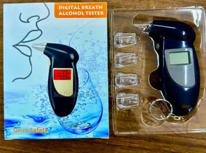 Digital Alcoblow With Mouth Piece-Uses Batteries (Alcohol Tester)