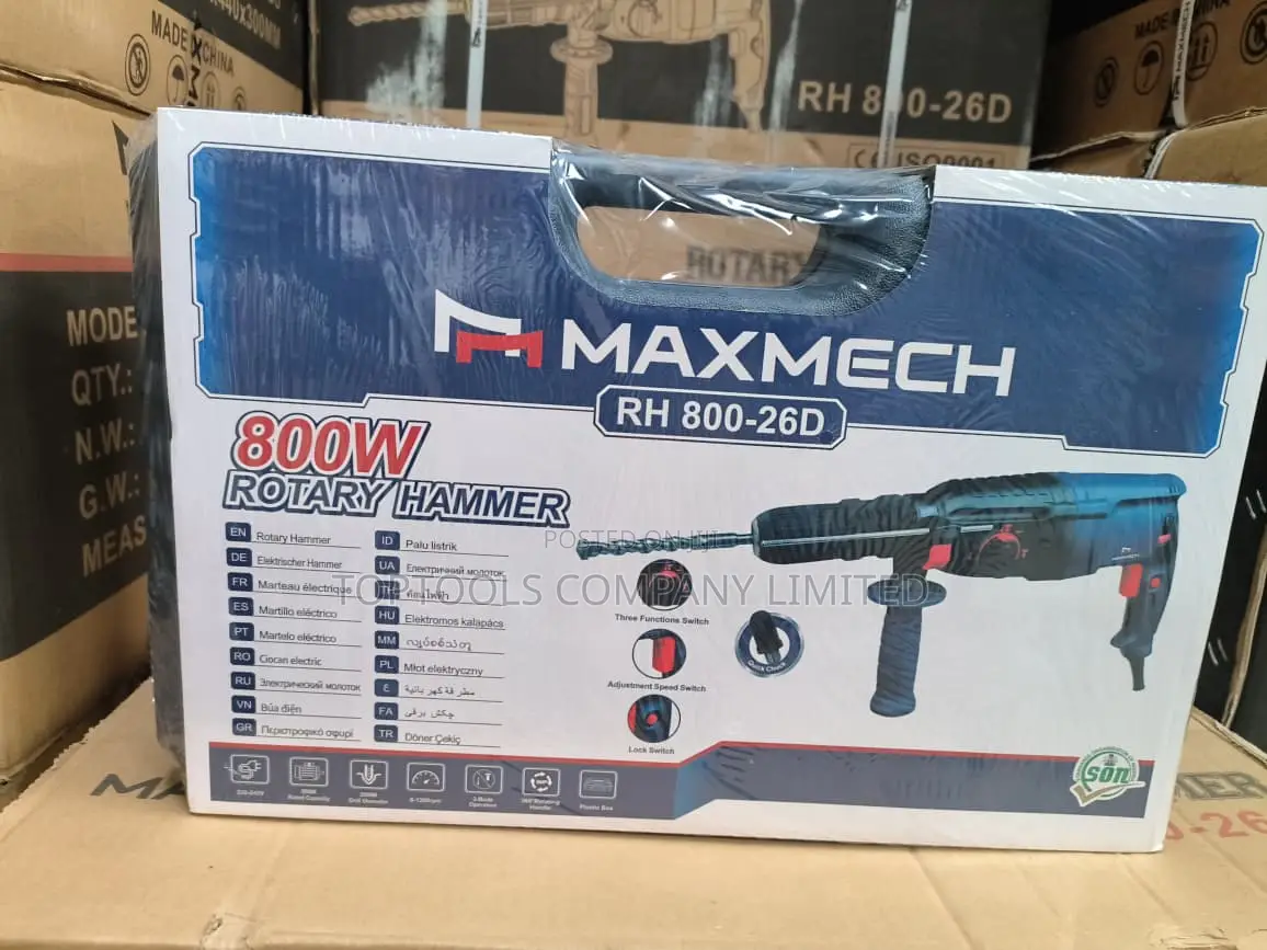 Rh 800-26d Maxmech 800w Rotary Hammer