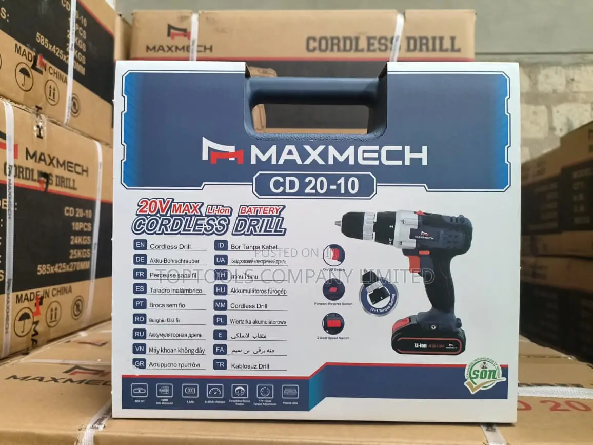 Maxmech Cd 20-10 Cordless Drill 20v