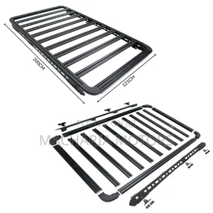 Prado 150 Flat Top Aluminum Roofrack