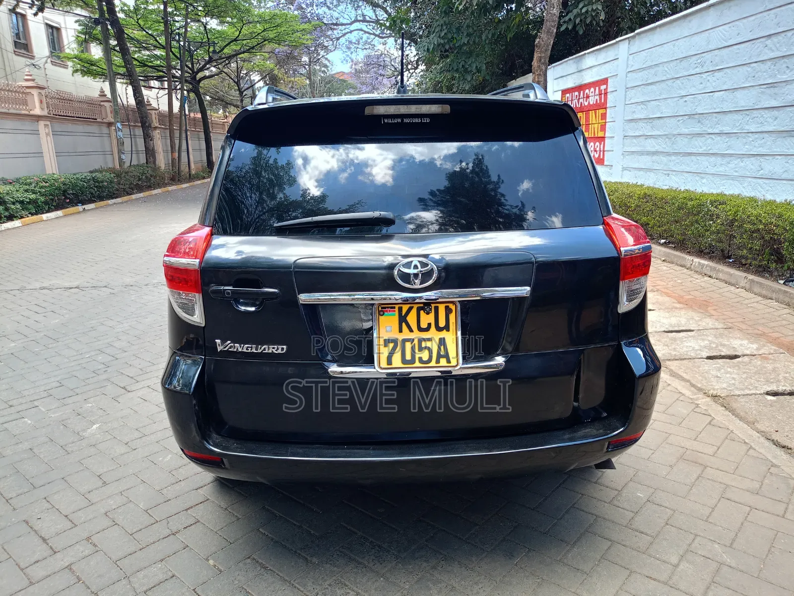 Toyota Vanguard 2012 Matt Black