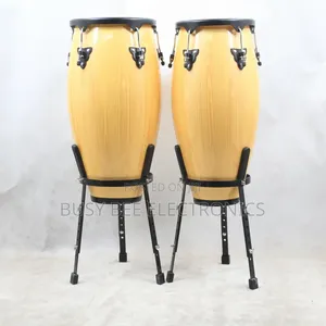 10 Inch and 11 Inch Conga Drum Set With Stand